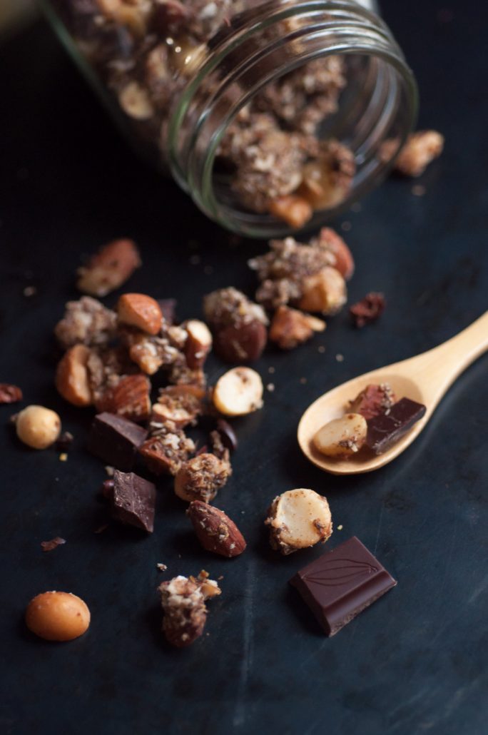 Keto granola with Chocolate recipe